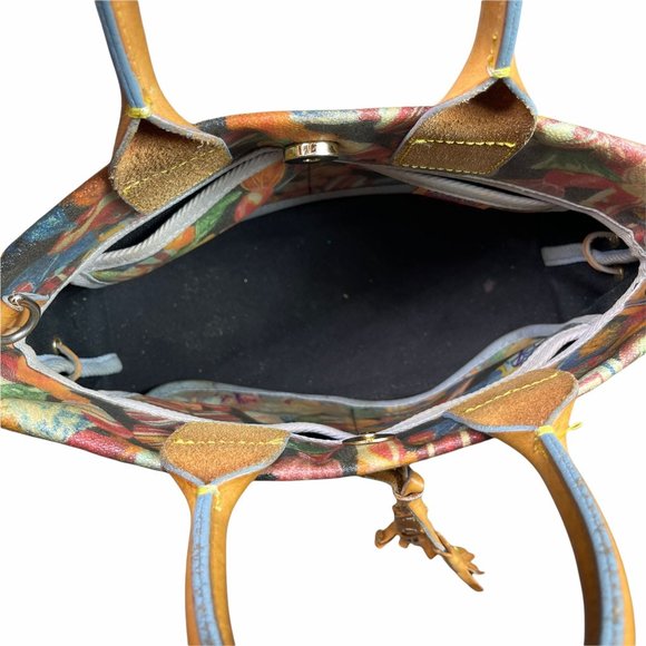 Dooney & Bourke Candy Print Small Vintage Unique Handbag - Picture 8 of 8